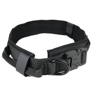 Dog Collar Tactical Black Large