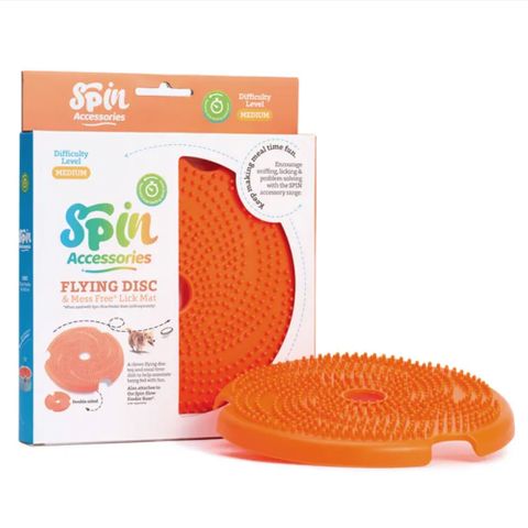 SPIN Interactive 2-in-1 Lick Pad & Frisbee