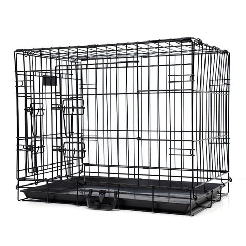 Dog Crate X-Large Double Door - 121x74x81cm