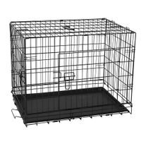 Dog Crate Medium Double Door - 76x46x53cm