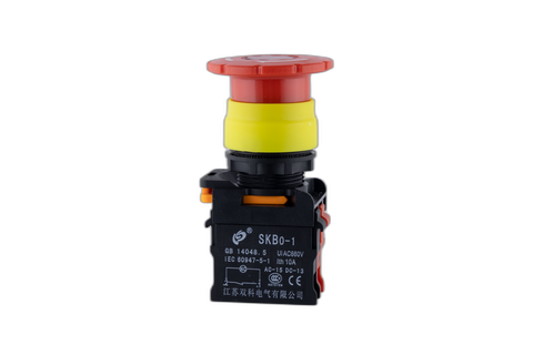 22mm Illuminated E-Stop Button 24V AC/DC Twist