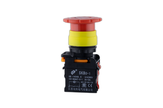 22mm Illuminated E-Stop Button 24V AC/DC Twist