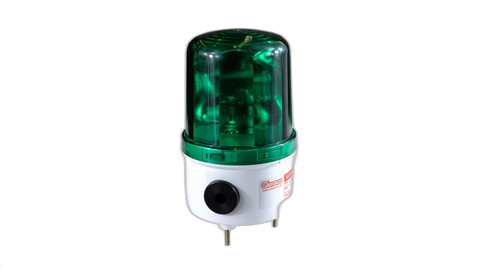 24VAC Green Rotating Light Buzzer 105mmB 165mmH