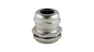 Metal Gland w/- Lock Nut 25mm thd 8.5-12mm cable
