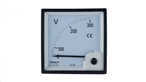 Voltmeter 90 Deg  0-300 Voltage 96x96mmm