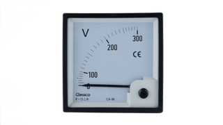 Voltmeter 90 Deg  0-300 Voltage 96x96mmm