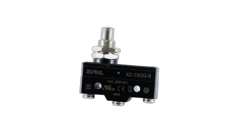 Micro Switch 15A Panel Mount Plunger