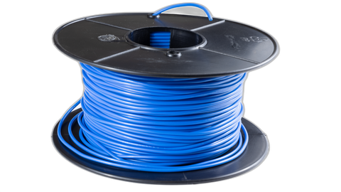 6.00mm2 0.6/1Kv V90HT PVC S Core Flex 100m Blue