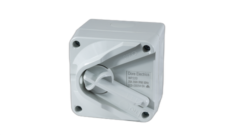 Weatherproof Switch 2 Pole 20A