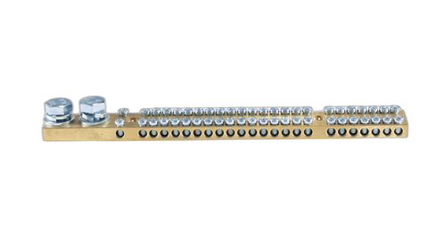 Earth/Neutral Bar 250Amp 84 Holes 2 x M10 Studs