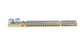 Earth/Neutral Bar 250Amp 96 Holes 2 x M10 Studs