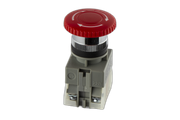 22mm Push Button Emergency Latch Red