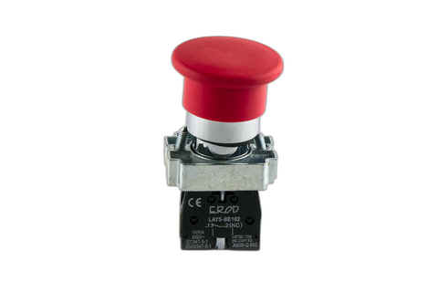 40mm Mushroom Push Button Emergency Stop Red