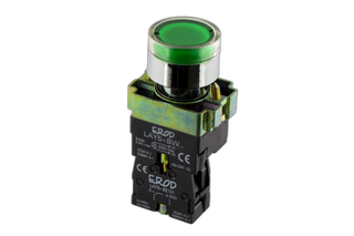 22mm Illuminated Push Button only Green 1 N/O
