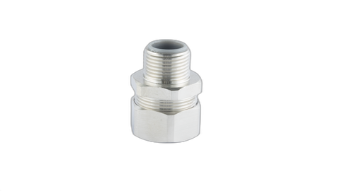 20mm Straight Nickel Plated Brass Fitting