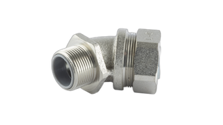 25mm 45 Degree Male Nickel Plated Brass Fitting