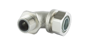 40mm 90 Degree Male Nickel Plated Brass Fitting