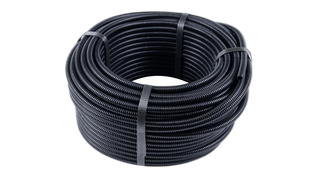 12mm x 50 Metre Nylon Light Duty Conduit – Black