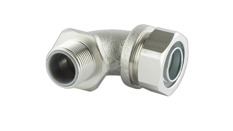 16mm 90 Degree Male Nickel Plated Brass Fitting