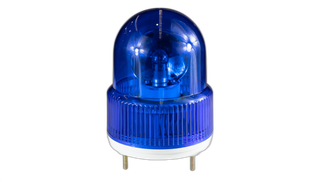 24VAC Blue Warning Light Rotating 128mmB 150mmH
