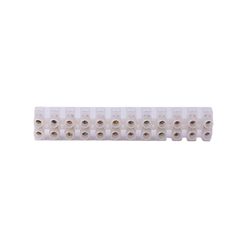 Open Terminal Strip 12 Pole 4.6mm 132mm length 15A