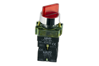 Illuminated Selector Switch 240V LED Red 2 positio