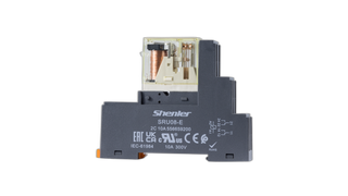 Slim Line Relay With Base 5Amp AC1 2 Pole 24VAC