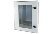 Transparent Door Poly Box H600W400D230 + Mount