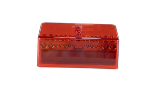 Enclosed Active Link 100Amp 10 Hole Red