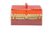 Enclosed Active Link 100Amp 10 Hole Red