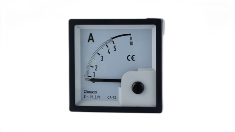 Ammeter Direct Connect 90 Deg 0-5 Amps Over Scale