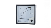 Ammeter Direct Connect 90 Deg 0-25 Amp Over Scale