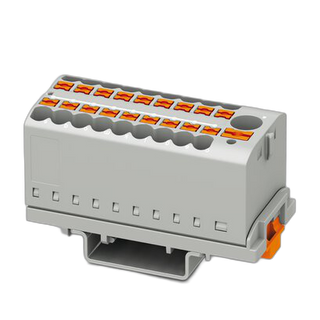 Distribution block - PTFIX 6/18X2,5-NS35 GY