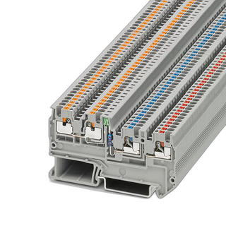 Sensor/actuator term block -PTIO 1,5/S/3-LED 24 GN