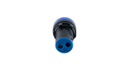 22mm Blue 110VAC/DC LED Pilot Light