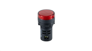 22mm Red 240VAC/DC LED Flashing Pilot Light