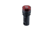 22mm Red 240VAC/DC Buzzer Flashing Pilot Light