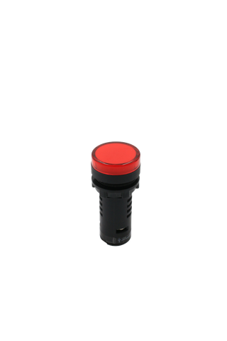 22mm Red 24VAC/DC Push To Test Indicator