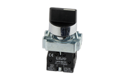 Selector Switch 3 Posititon Black 2 N/O