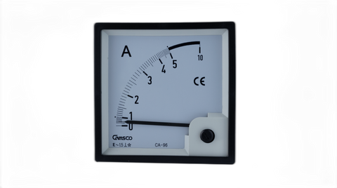 Ammeter Direct Connect 90 Deg 0-5 Amp Over Scale