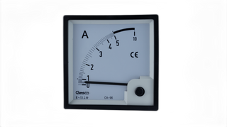 Ammeter Direct Connect 90 Deg 0-5 Amp Over Scale