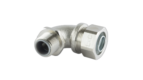 20mm 90 Degree Male Nickel Plated Brass Fitting
