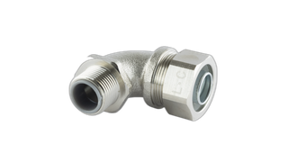 20mm 90 Degree Male Nickel Plated Brass Fitting