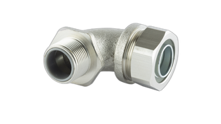 50mm 90 Degree Male Nickel Plated Brass Fitting