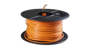 0.75mm2 0.6/1Kv V90HT PVC S Core Flex 100m Orange