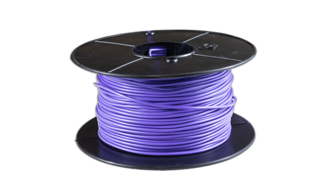 0.5mm2 0.6/1Kv V90HT PVC S Core Flex 100m Violet