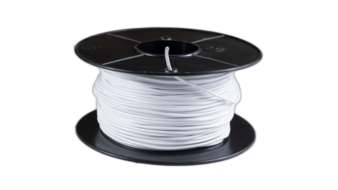 0.5mm2 0.6/1Kv V90HT PVC S Core Flex 100m White