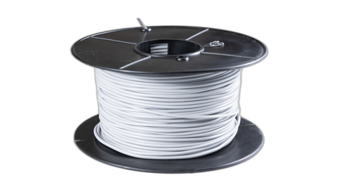 0.75mm2 0.6/1Kv V90HT PVC S Core Flex 100m White