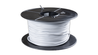 0.75mm2 0.6/1Kv V90HT PVC S Core Flex 100m White