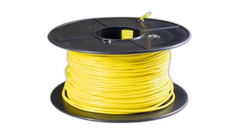 0.5mm2 0.6/1Kv V90HT PVC S Core Flex 100m Yellow